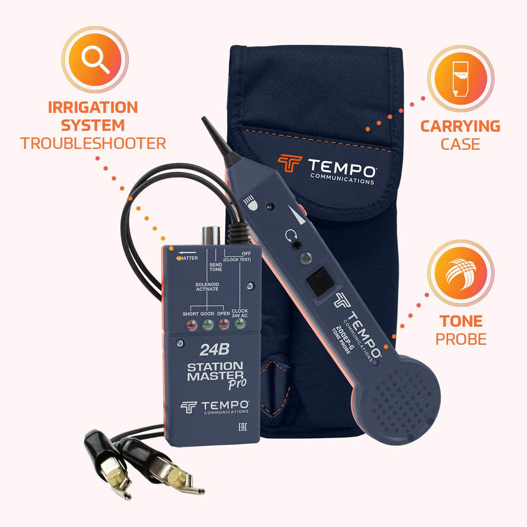 Irrigation Tester Kit for Sprinkler Valves, Wire Identification, Solenoid Activation T8971