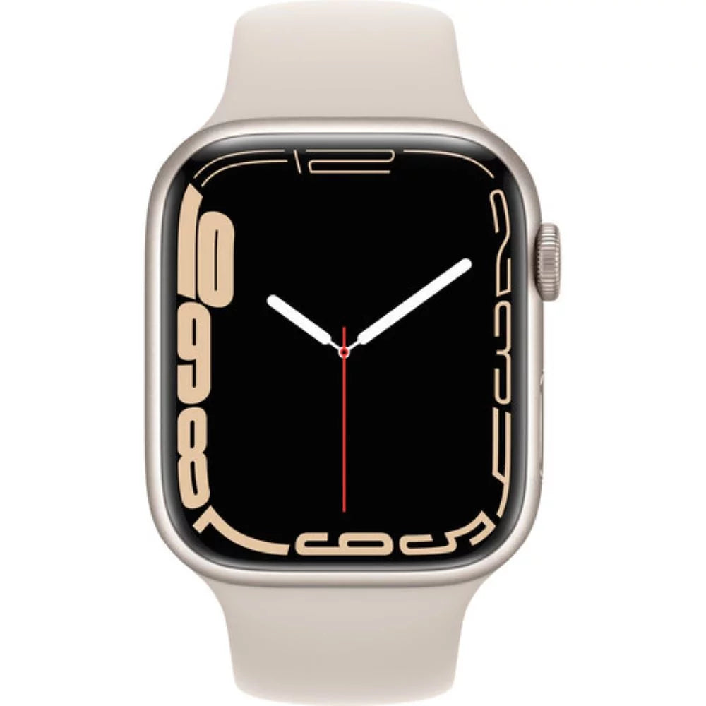 Apple Watch Series 7 45mm Starlight Aluminum Sport Band D2992