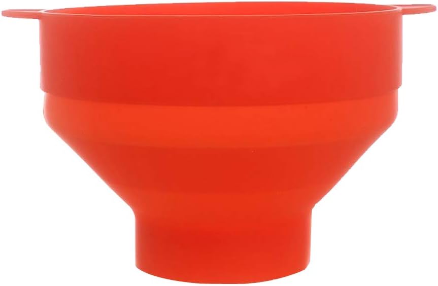 Collapsible Silicone Microwave Popcorn Popper with Lid F6105