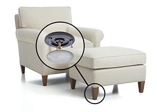 2 Inch Furniture Sliders for Carpet and Hard Surface, Set of 4 J65576