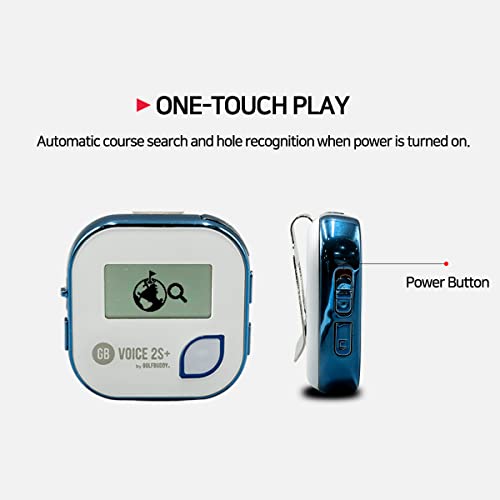Talking GPS Golf Rangefinder with Slope Mode, 18-Hour Battery, 40,000 Preloaded Courses Q4691