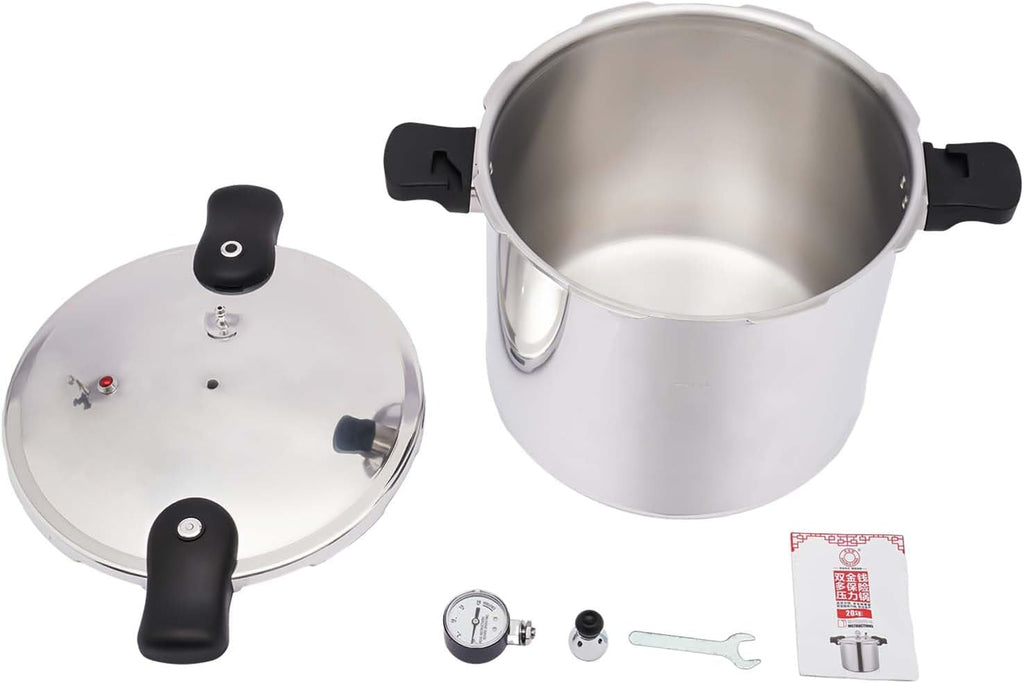 Stainless Steel Pressure Canner 22-Quart with Rack N386