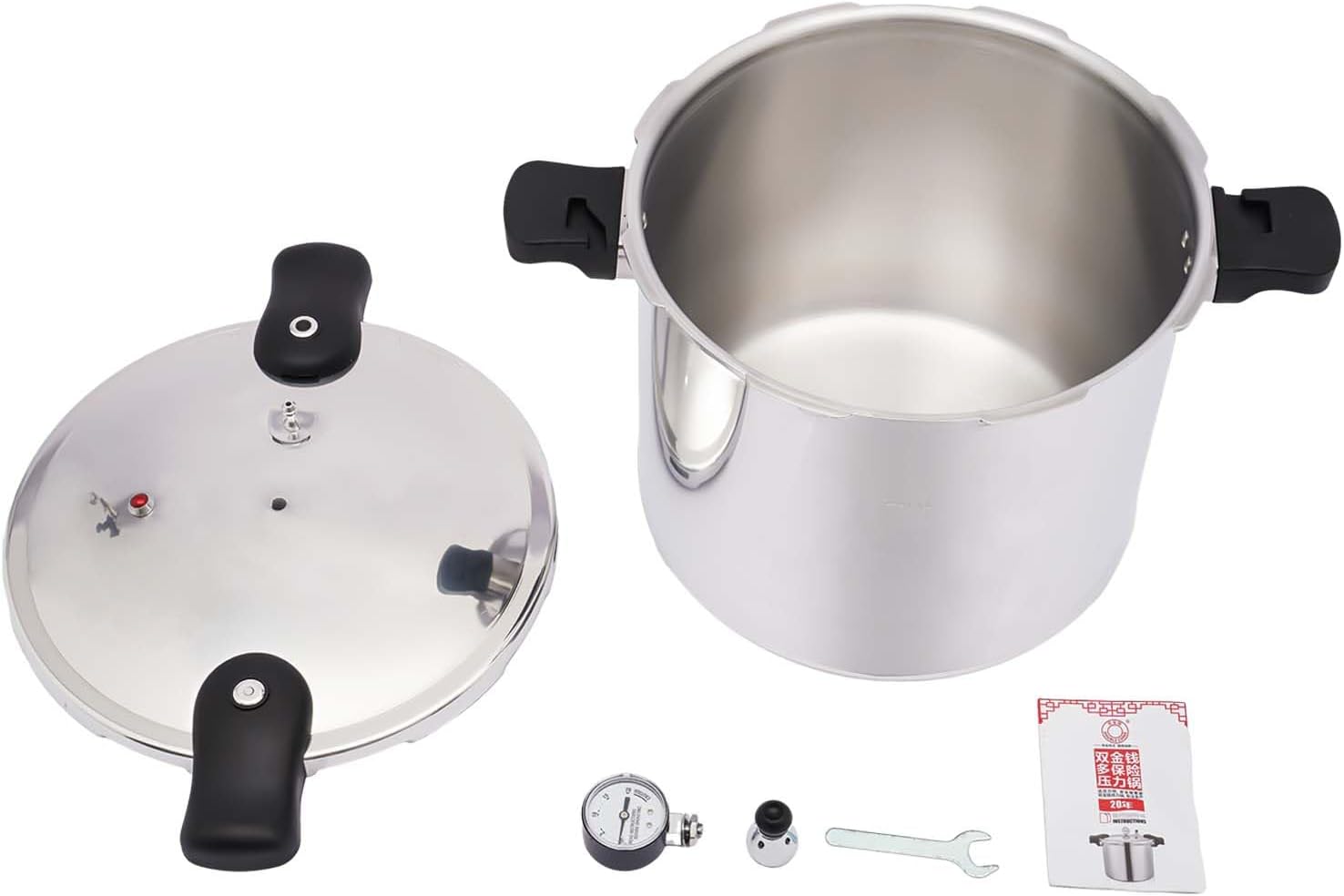 Stainless Steel Pressure Canner 22-Quart with Rack N386