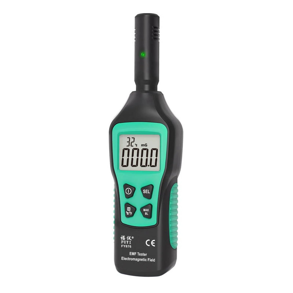 Electromagnetic Radiation Detector Handheld EMF Meter Electronic Electromagnetic Radiation Detector Monitor Household High Precision Wave Radiation Tester Digital LCD EMF Detector