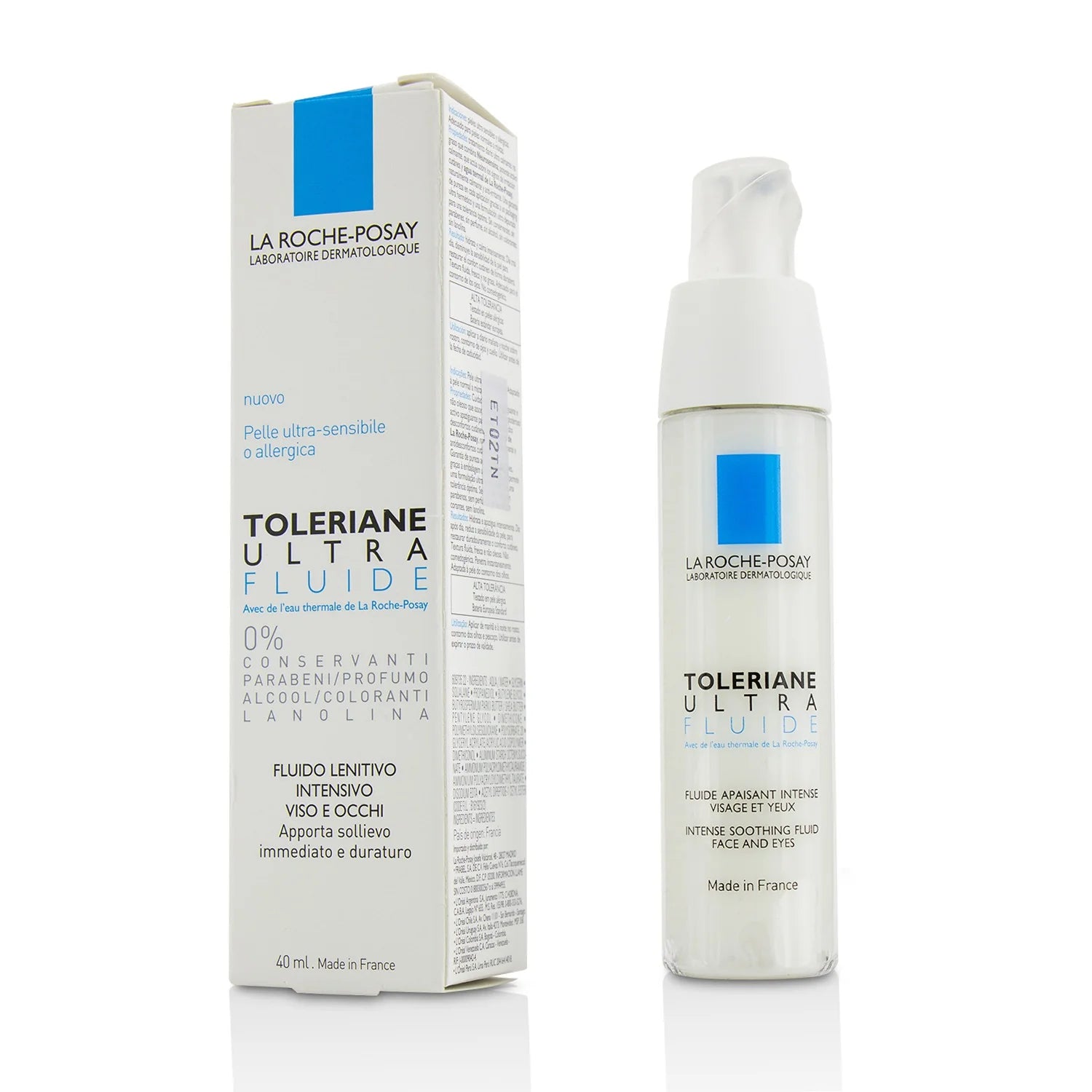 La Roche Posay Toleriane Ultra Light Fluide - Intense Soothing Fluid Face & Eyes 40ml/1.35oz