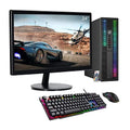 HP Custom Built RGB Lights PC with 24 Inch Monitor ProDesk Desktop Computer Intel Core i5 6500 Quad-Core Processor 16GB RAM 512GB SSD Win 10 Pro Gaming Keyboard & Mouse (used)