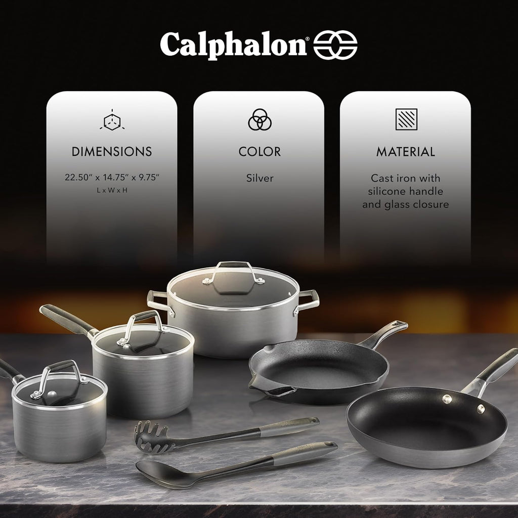 Hard Anodized Nonstick 10 Piece Cookware Set X529