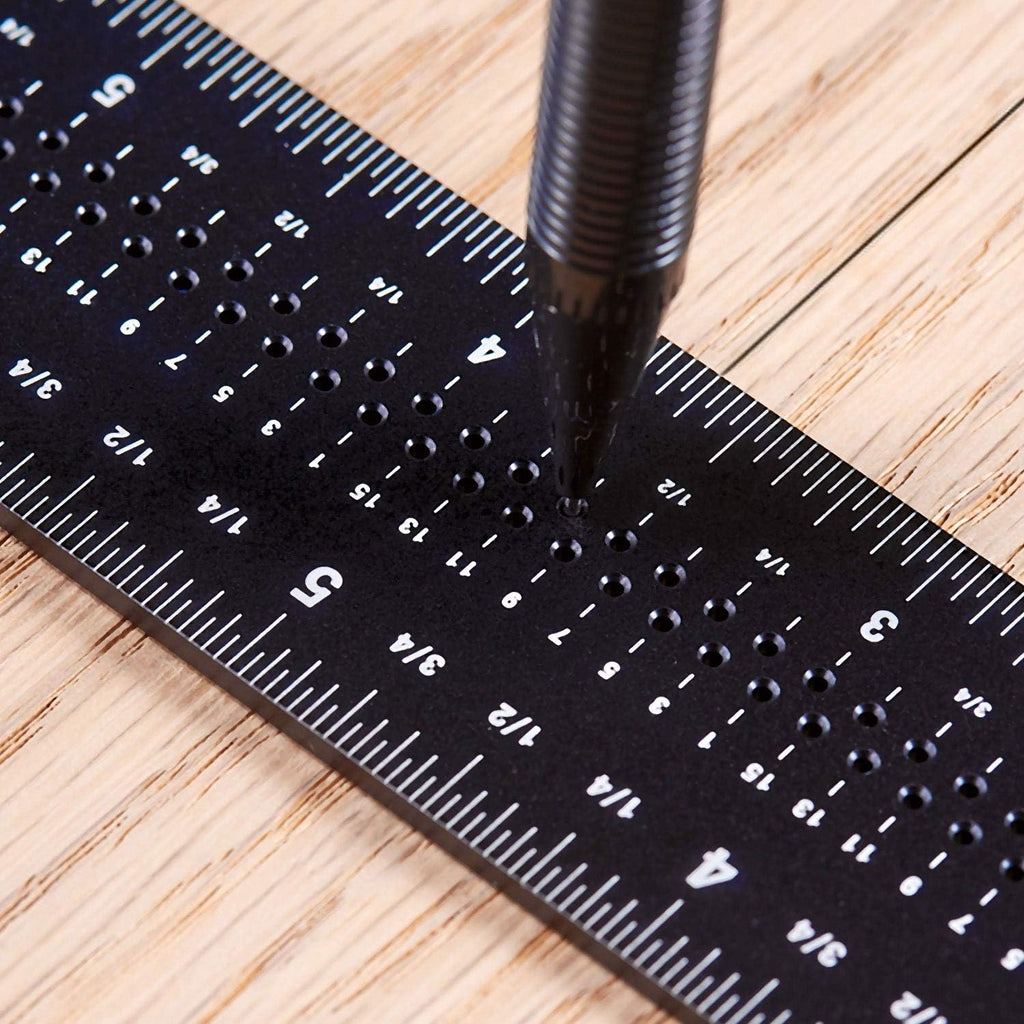 12-inch Precision Square Ruler for Woodworking Marking and Measuring R781715