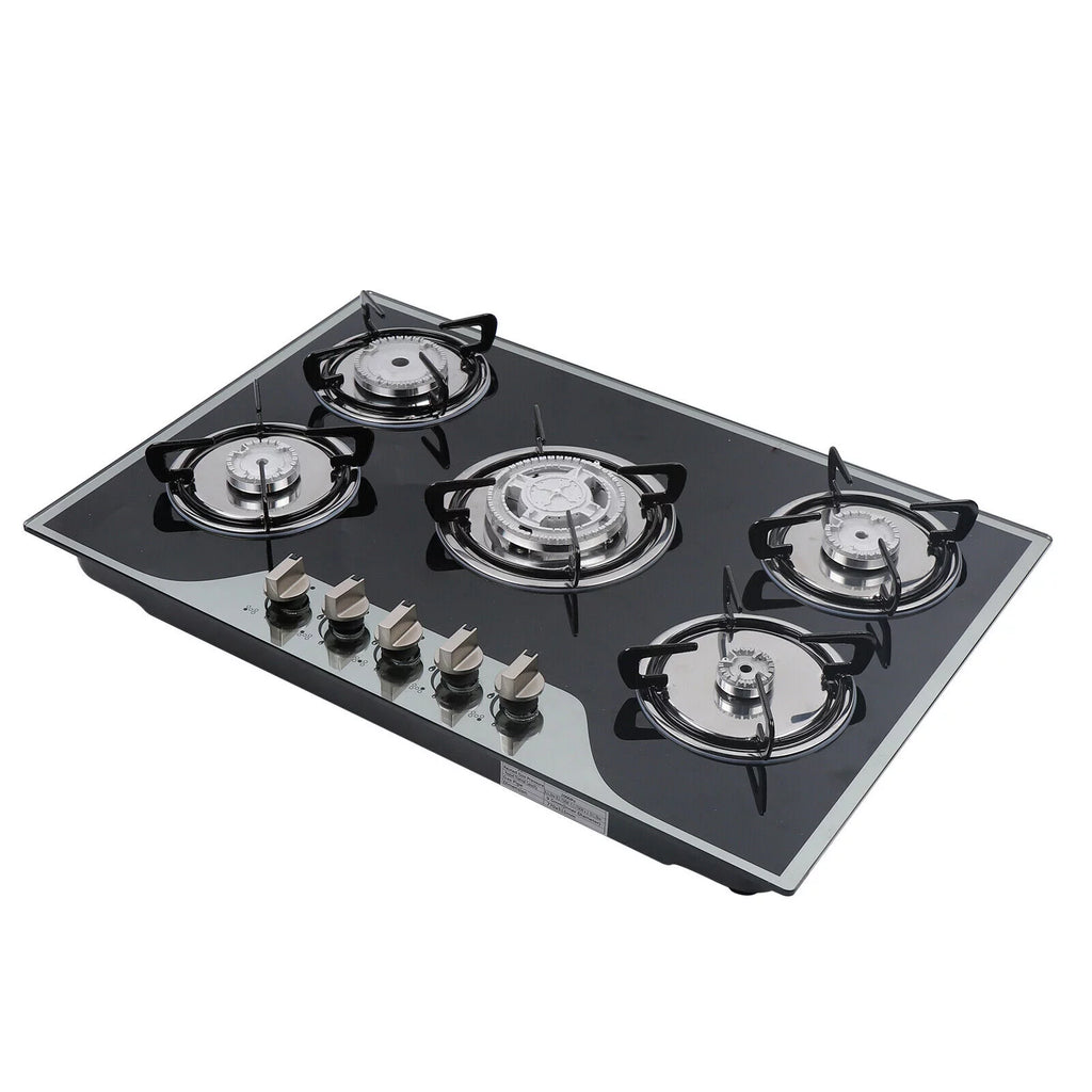 5 Burner Gas Cooktop with Tempered Glass K56547
