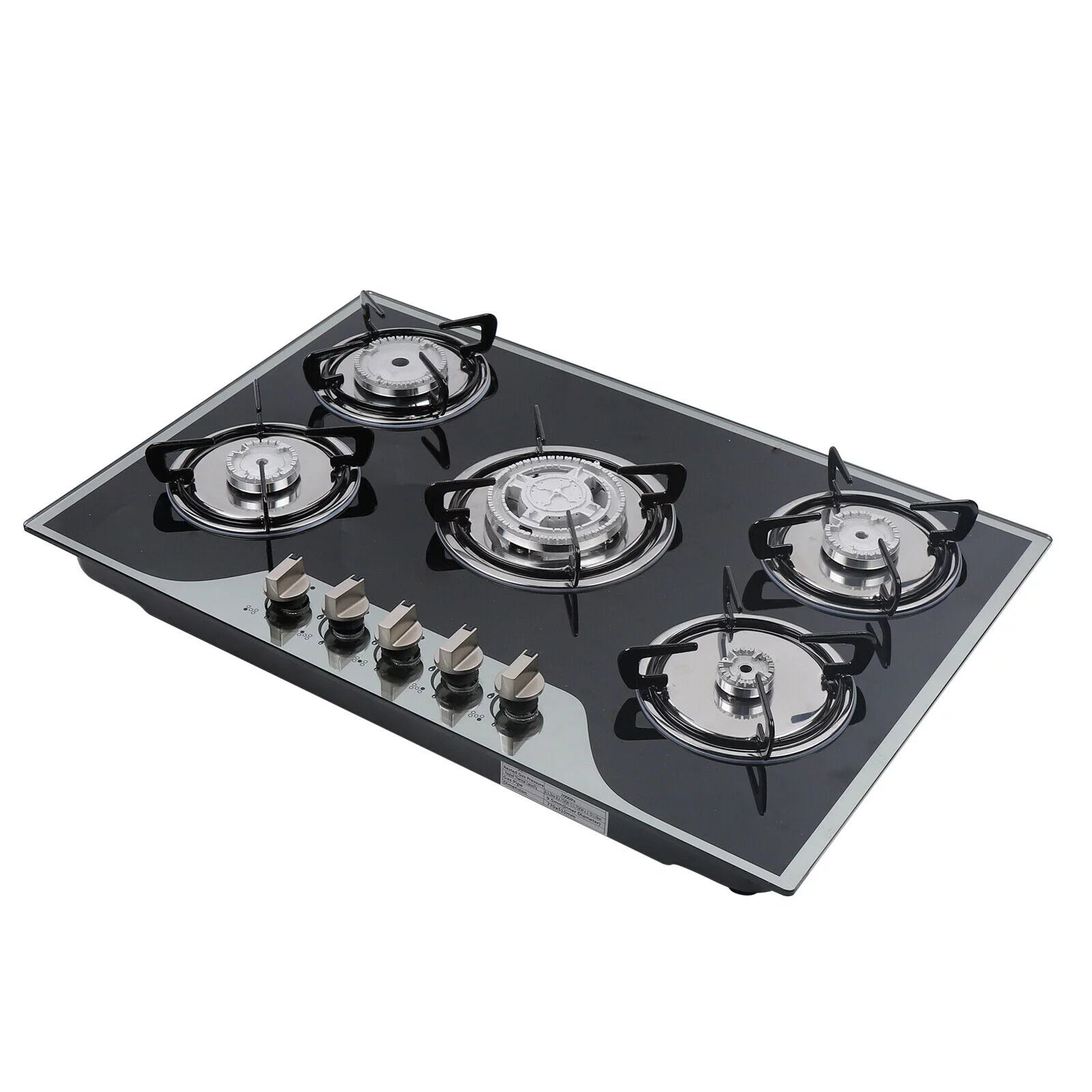 5 Burner Gas Cooktop with Tempered Glass K56547