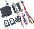 Car Keyless Entry Remote Starter PKE Push to Start Antitheft Alarm System 12V Car Keyless Go Push Button Engine Start/Stop Pack of 2