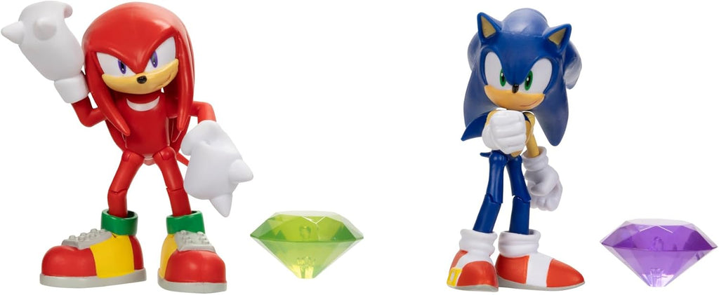 Sonic 4" Figure 2 Pack Modern Sonic and Knuckles R48477