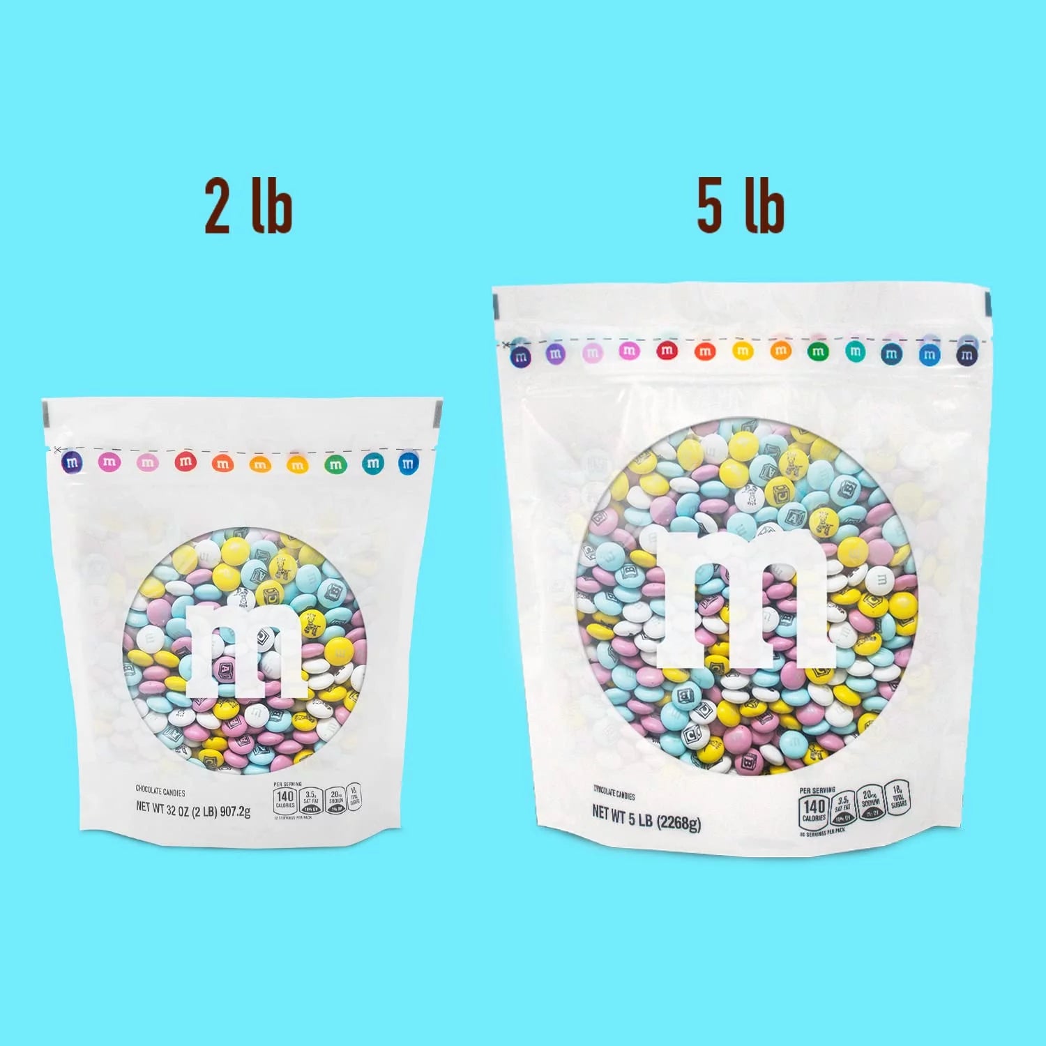 New Baby Milk Chocolate Candy - 5Lbs Bulk Candy for Baby Showers and Gifts D31057