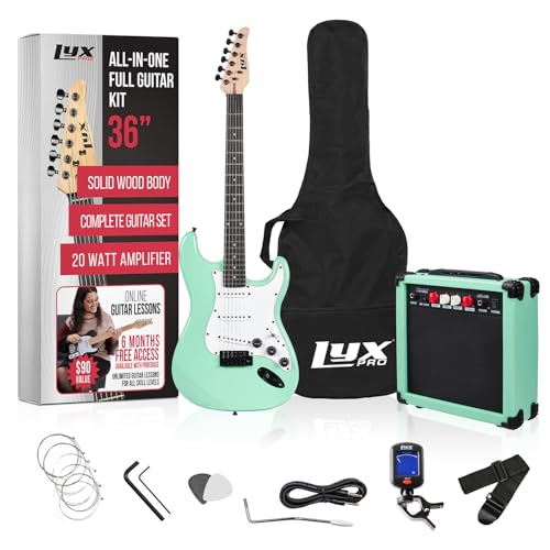 3/4 Size Electric Guitar Kit for Kids with Amp and Accessories V60944