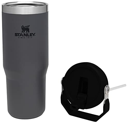 Stainless Steel Tumbler with Straw, Vacuum Insulated Water Bottle T393