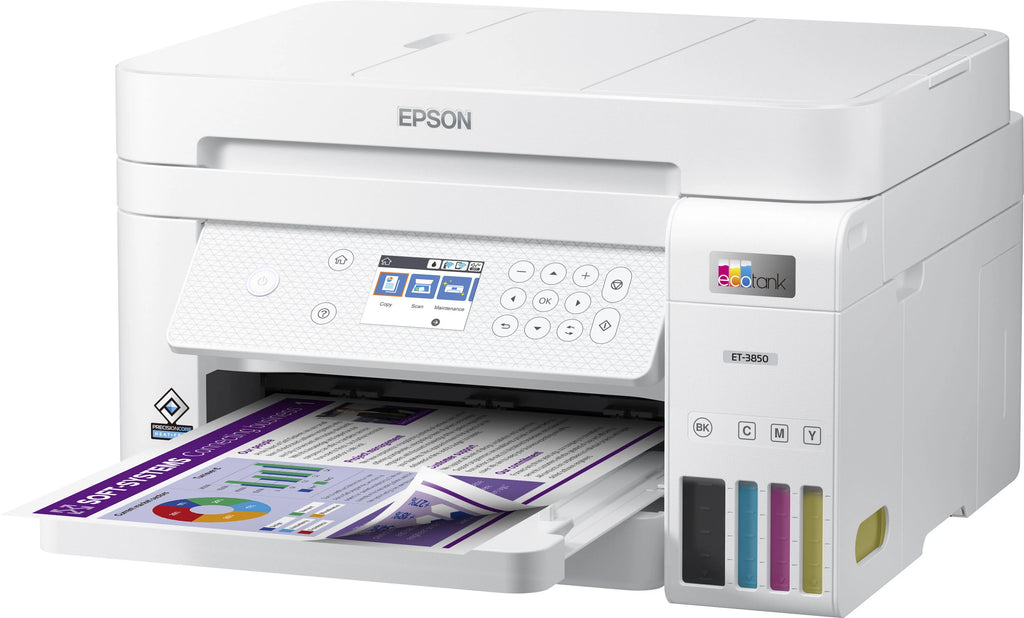 All-in-One Inkjet Printer with Scanner and Copier, White P6056