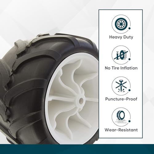 Heavy Duty Solid Tire Wheel for All-Terrain Wagons & Garden Carts A64280