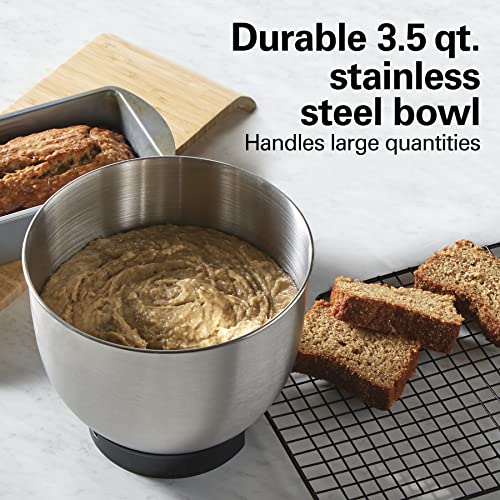 6 Speed Electric Stand Mixer with Stainless Steel Bowl J24446