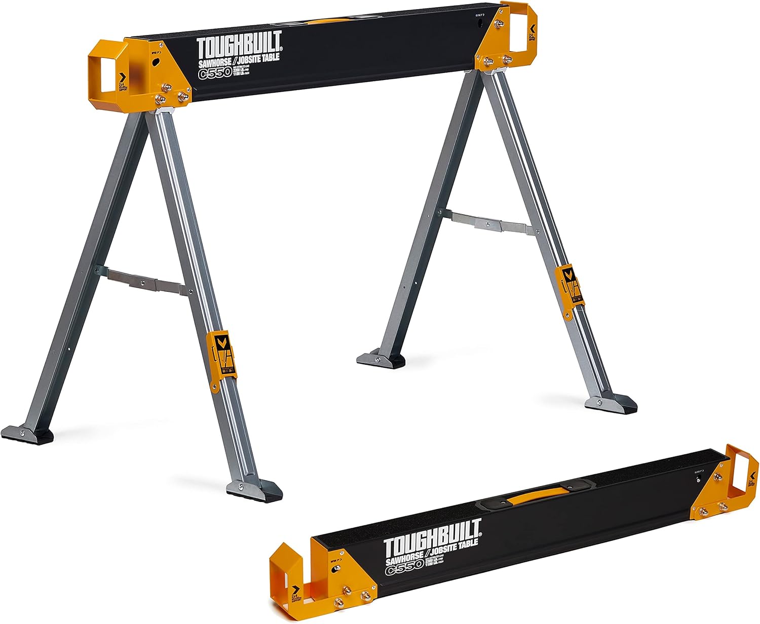 Folding Sawhorse Jobsite Table with Carry Handle N569924