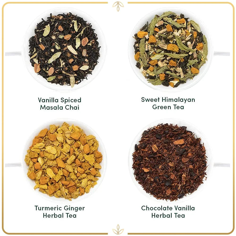 Birthday Gift Set, 4 Flavors, Premium Tea A580