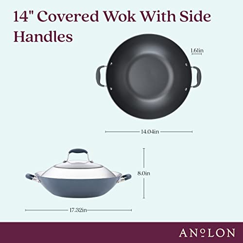 14-Inch Covered Nonstick Wok with Lid C9138