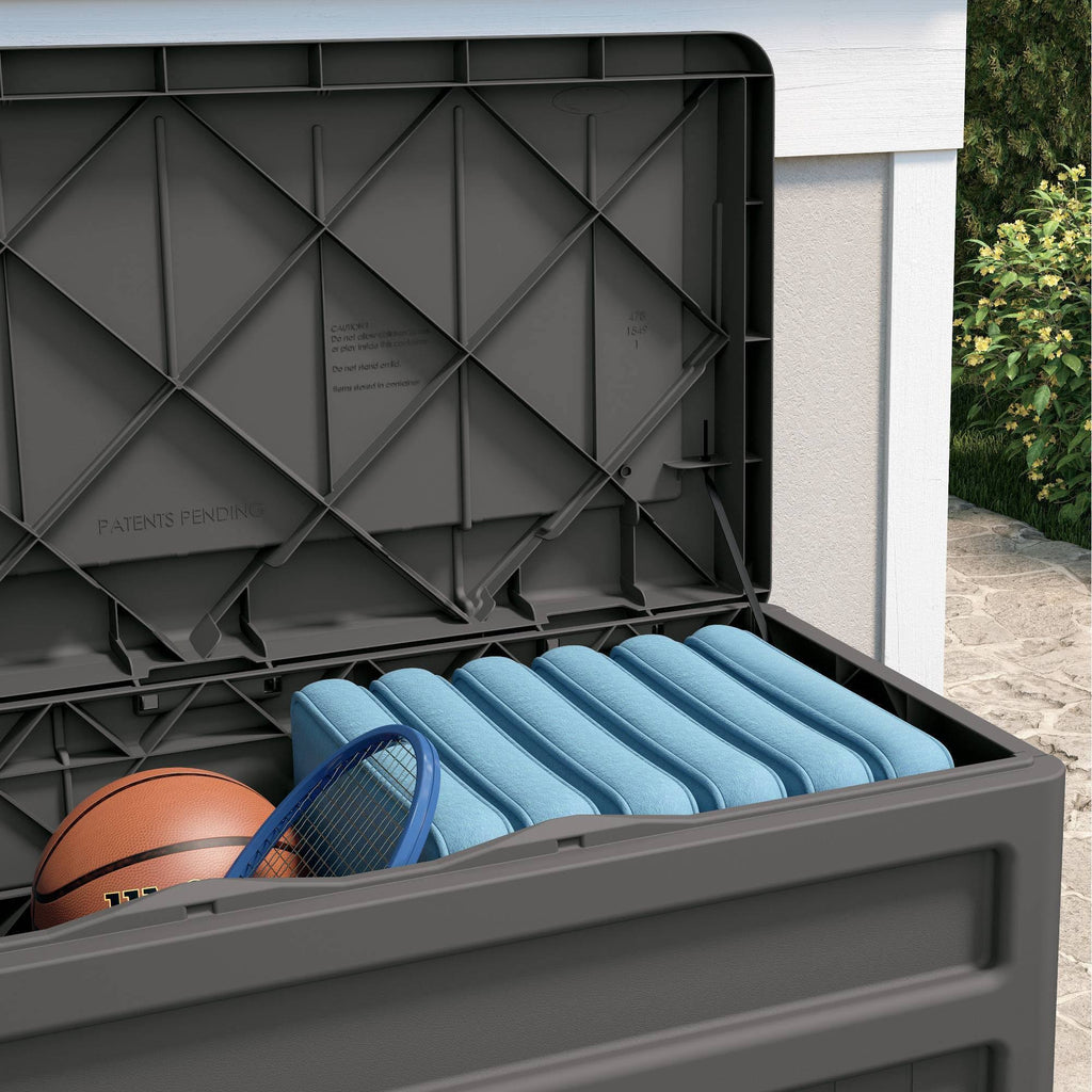 Deck Box with Seat, 73 gal X5392
