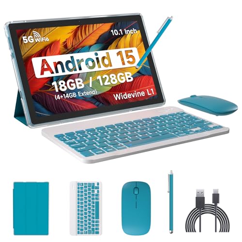 10 inch 2 in 1 Tablet with Keyboard Mouse Case Stylus, 8GB+64GB, IPS Touch Screen G53405