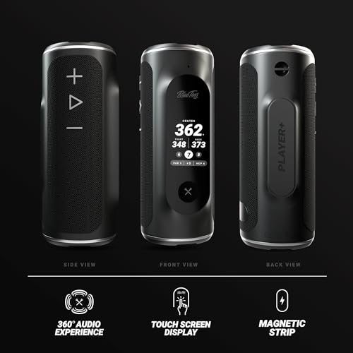 GPS Speaker with Touch Screen Display, 10+ Hours Battery, IPX7 Waterproof W192712