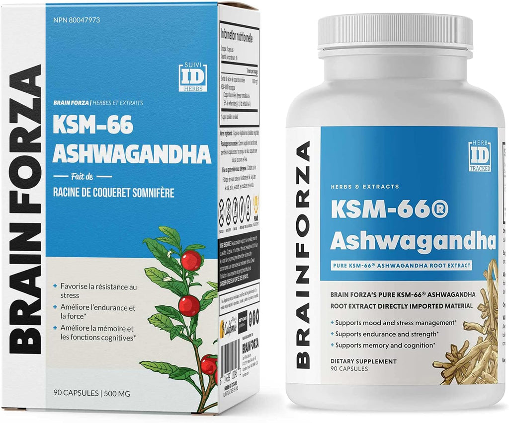 KSM-66 Ashwagandha Root Extract 1000mg, 90 Capsules K309489