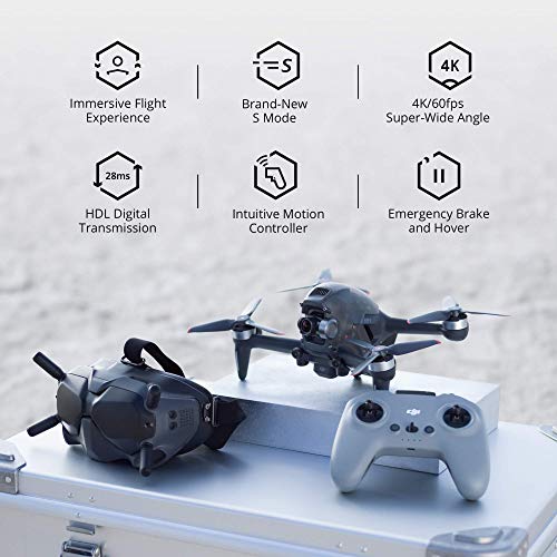 FPV Drone Combo with Remote Controller and Goggles W3706