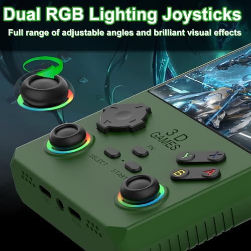 Handheld Game Console 4.0 Inch IPS Screen Retro Portable Arcade Y95927