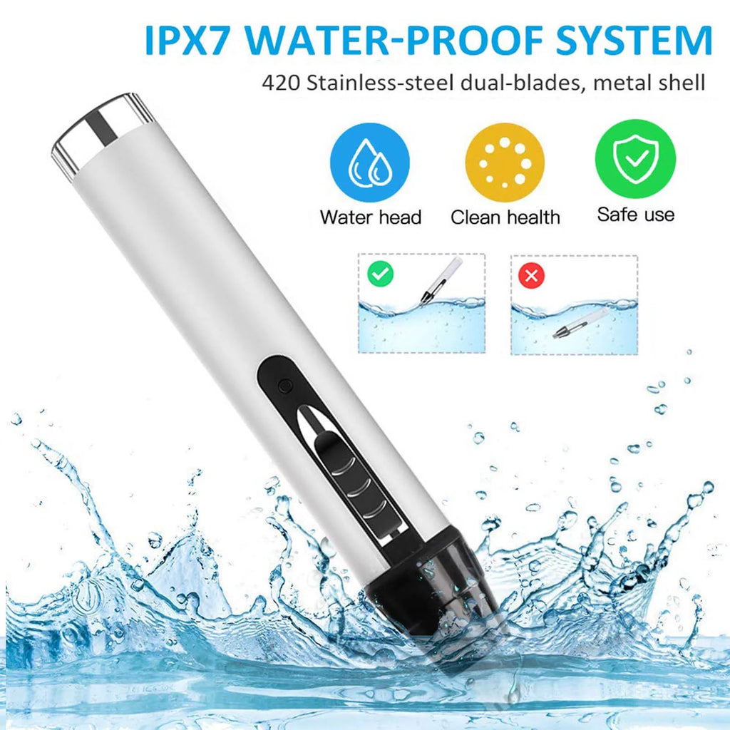 USB Rechargeable 4-in-1 Ear and Nose Hair Trimmer for Men L784