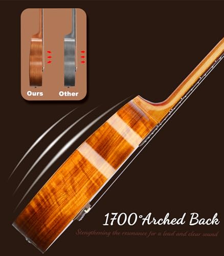 Concert Ukulele 23 Inch Acacia Wood with Starter Kit G87470