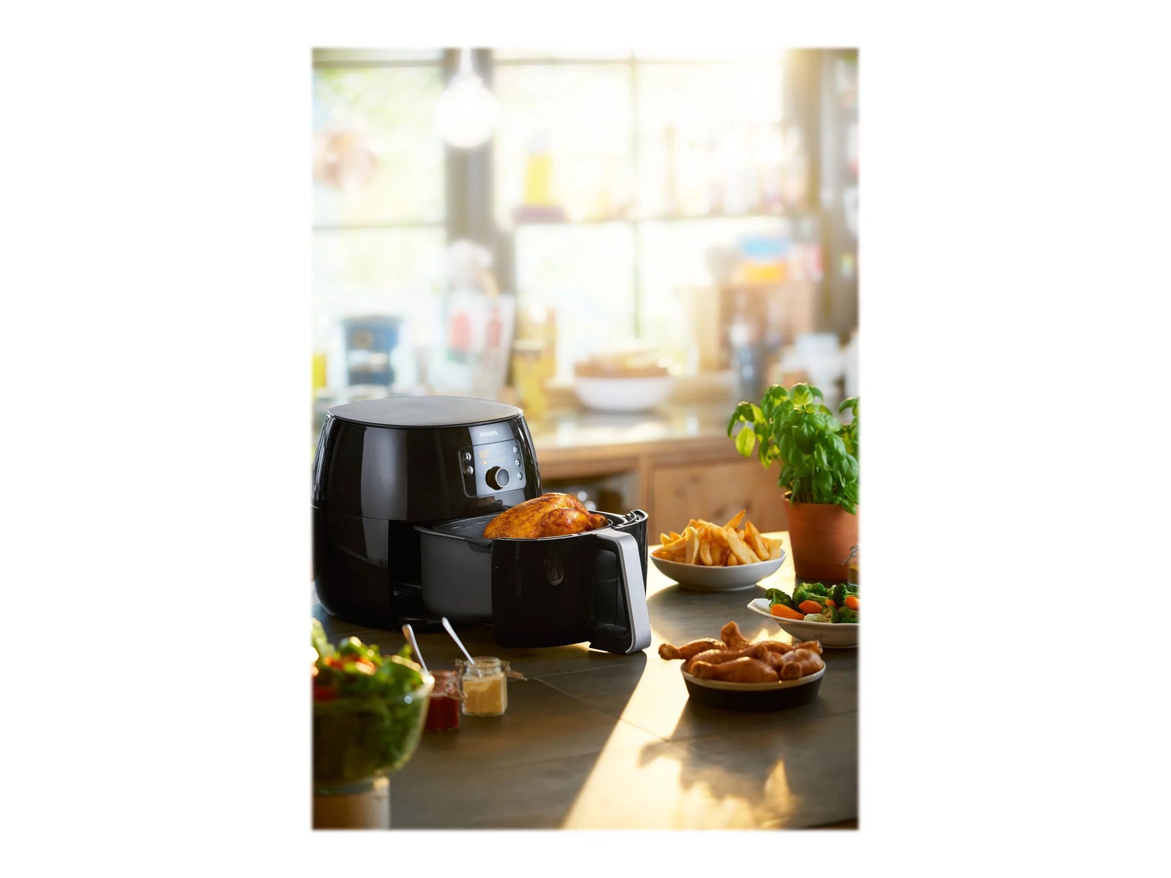 Hot air fryer, 1.7 kW, black U189165