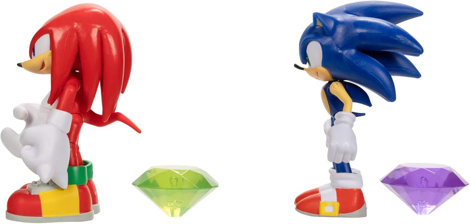 Sonic 4" Figure 2 Pack Modern Sonic and Knuckles R48477
