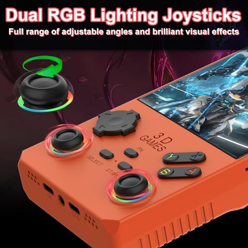 Handheld Game Console 4.0 Inch IPS Screen Retro Portable Arcade Y95927