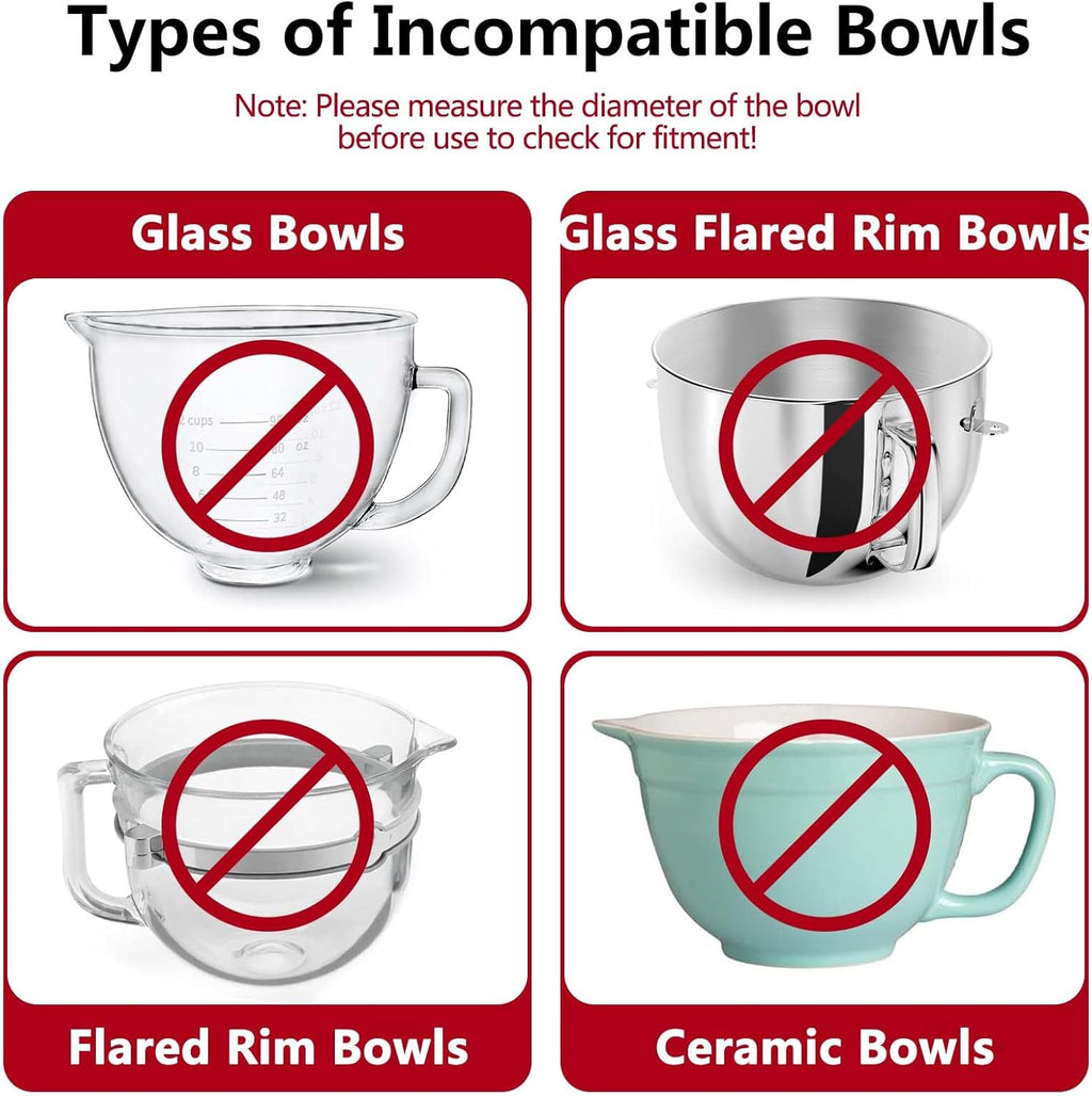 Mixer Bowl Covers for 6-7 Quart Bowl-Lift Stand Mixers L94306