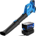Expansion Wellness Leaf Blower - 320 CFM 150 MPH Cordless Sweeper & Jet Blower with 21V/4.0Ah Battery & Charger - Portable & Lightweight Leaf Blowers for Lawn Care & Snow Blowing