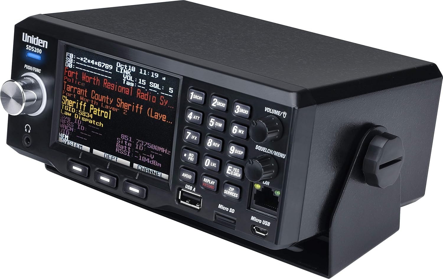 Digital Trunking Scanner Base/Mobile with True I/Q Receiver U95372