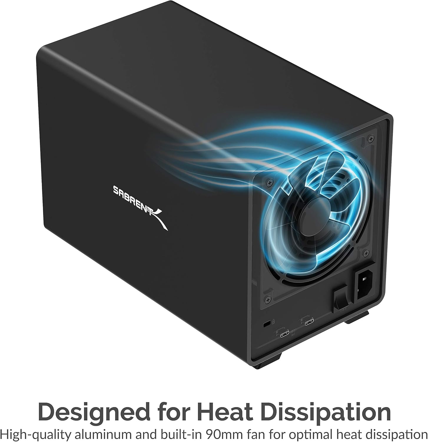 USB 3.0 to SATA Dual Bay External Hard Drive Docking Station for 2.5/3.5in HDD SSD with Cloner Function J42226