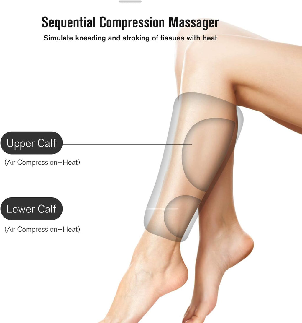 Calf Massager with Heat, 3 Modes and 3 Intensities C363464