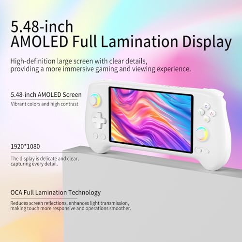 Handheld Retro Gaming Console with 33 Emulators and 5.48" AMOLED Display P9696