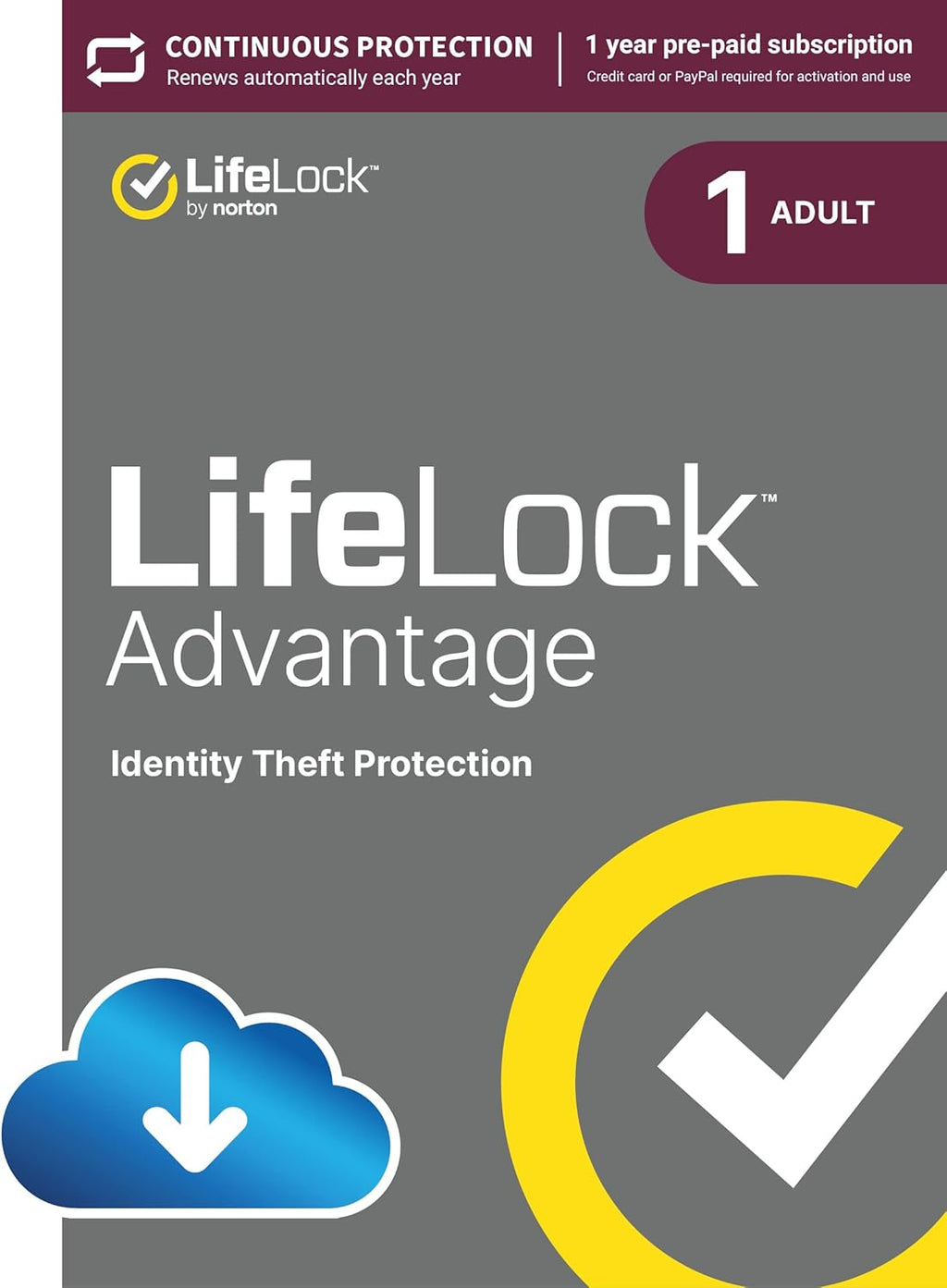 Identity Theft Protection, 1 Year Subscription N54269