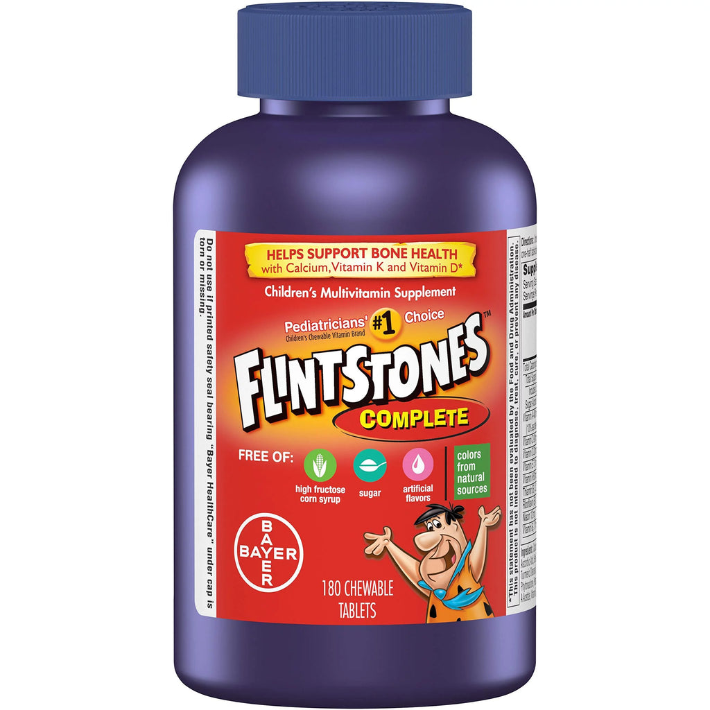 Chewable Multivitamin for Kids and Toddlers with Iron, Calcium, Vitamin C & D, 180ct S396857