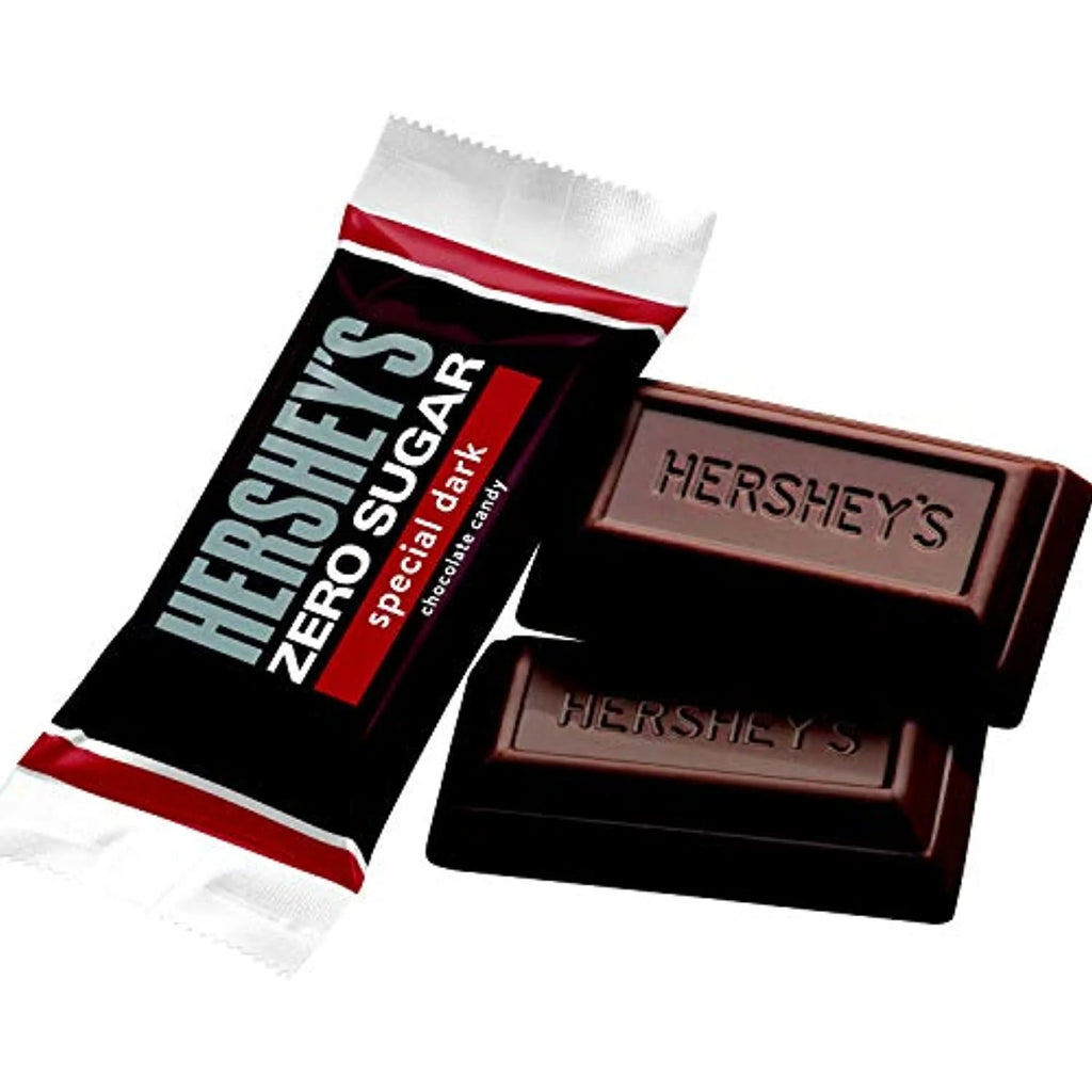 Sugar Free Dark Chocolate Candy, Individually Wrapped, 5.1 Oz Pouch Y3218