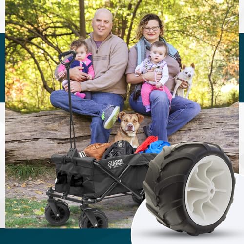 Heavy Duty Solid Tire Wheel for All-Terrain Wagons & Garden Carts A64280