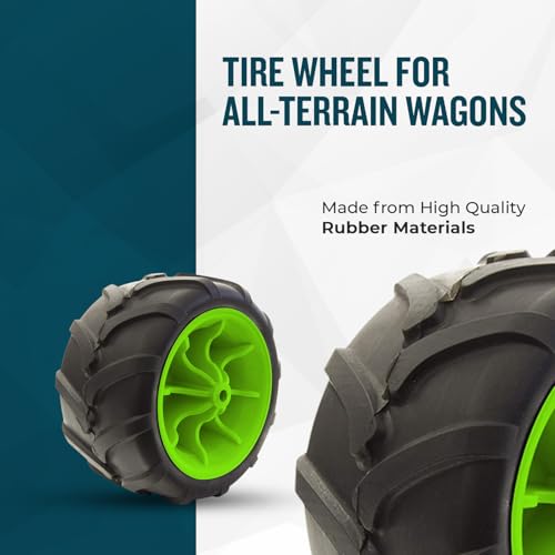 Heavy Duty Solid Tire Wheel for All-Terrain Wagons & Garden Carts A64280