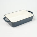 Enameled Cast Iron Rectangle Roaster Lasagna/Roasting Pan Red……