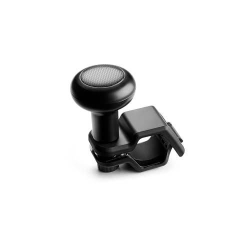 SimTask Steering Kit with Adjustable Clamp and Spinner Knob for Truck and Farm Simulation Gaming J334