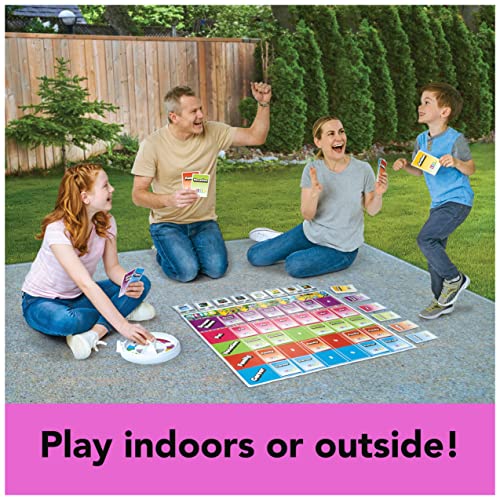 Giant Edition Family Board Game with Oversized Gameboard Cards Spinner U7841